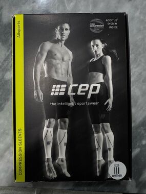 CEP Women's White Compression Sleeves - Size III